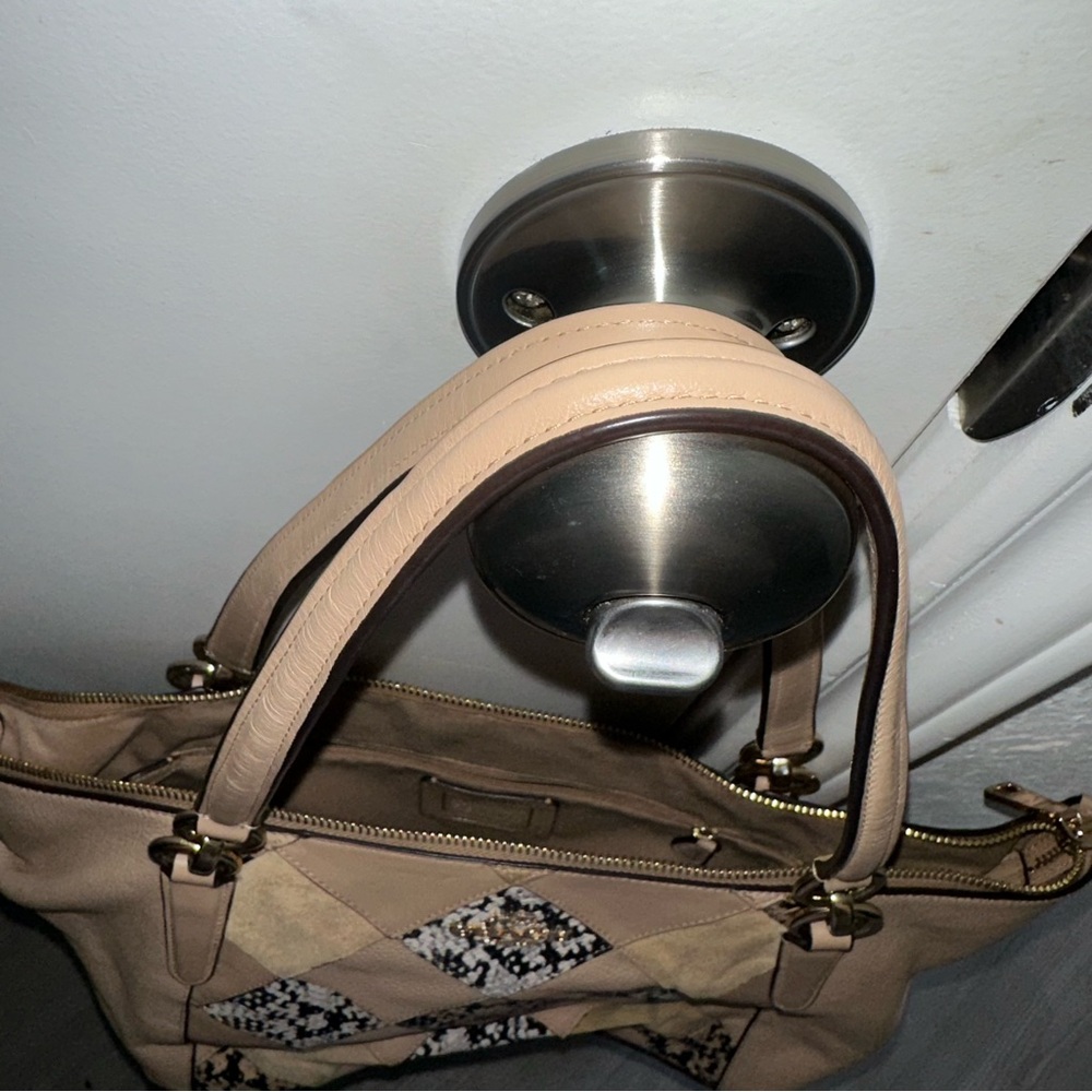 Coach Kelsey Multicolor Leather Patchwork Snakesk… - image 6